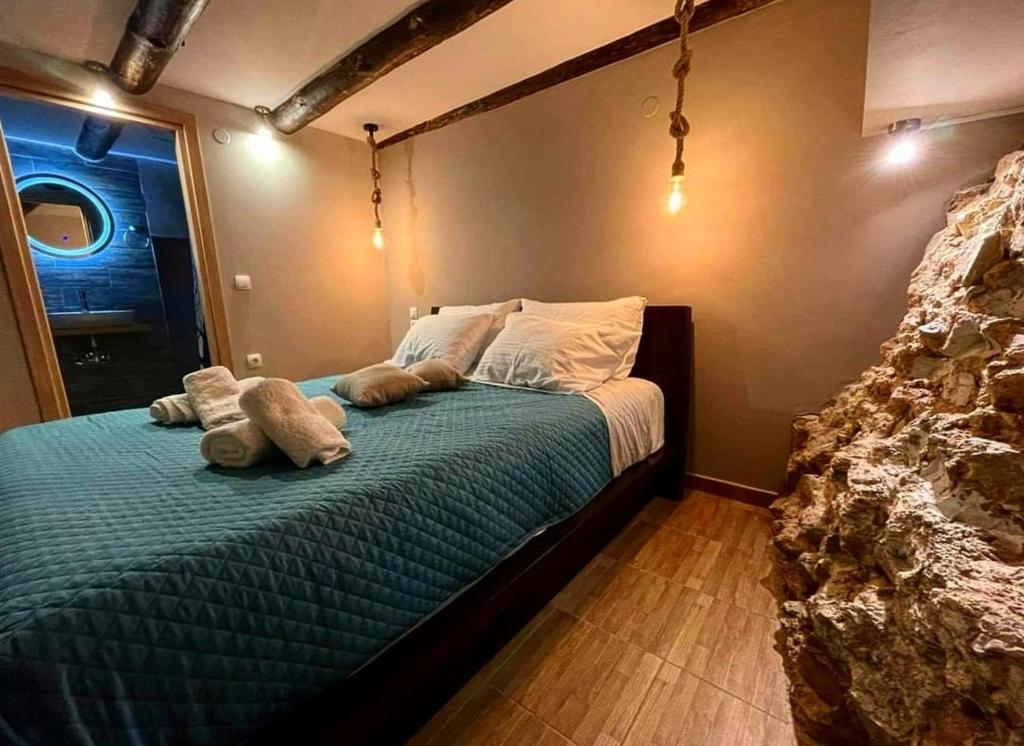 Posteľ alebo postele v izbe v ubytovaní Agora Boutique Apartments Ioannina