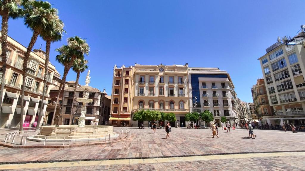 Výhľad na mesto Malaga alebo výhľad na mesto priamo z apartmánu
