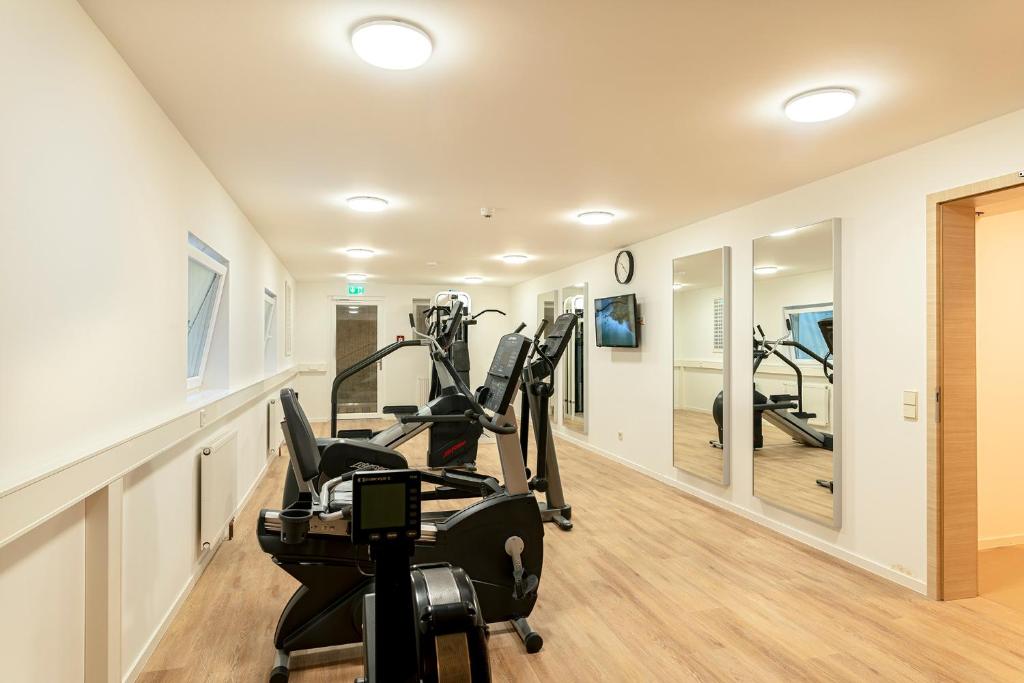 Fitness centrum a/nebo fitness zařízení v ubytování BeachSide