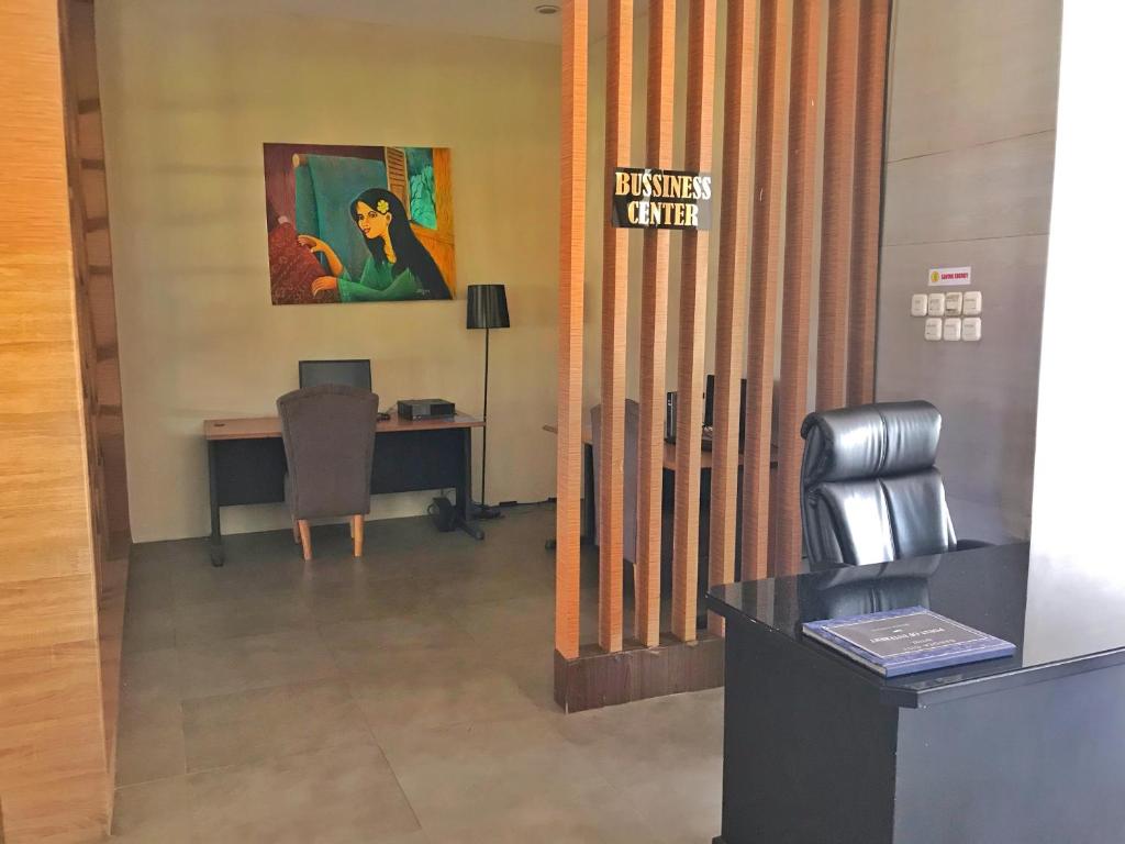 Vstupní hala nebo recepce v ubytování Bangka City Hotel