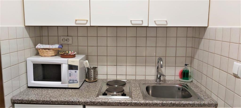 Kuchyň nebo kuchyňský kout v ubytování Ski Vital Apartments