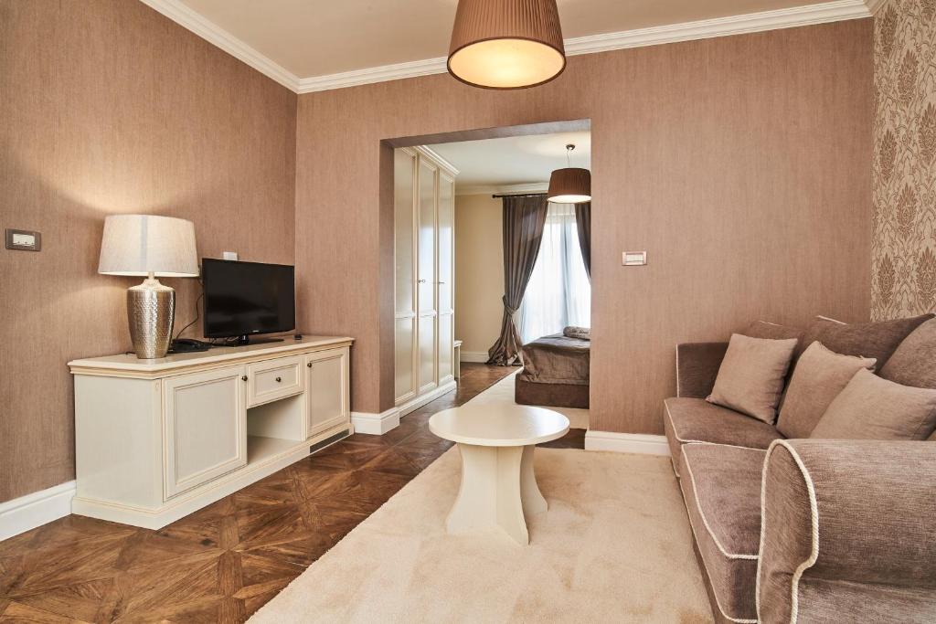TV a/nebo společenská místnost v ubytování San Servolo Wellness Resort - Adults Only