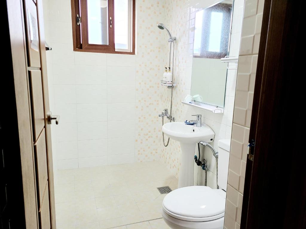 Koupelna v ubytování Galeum Guesthouse