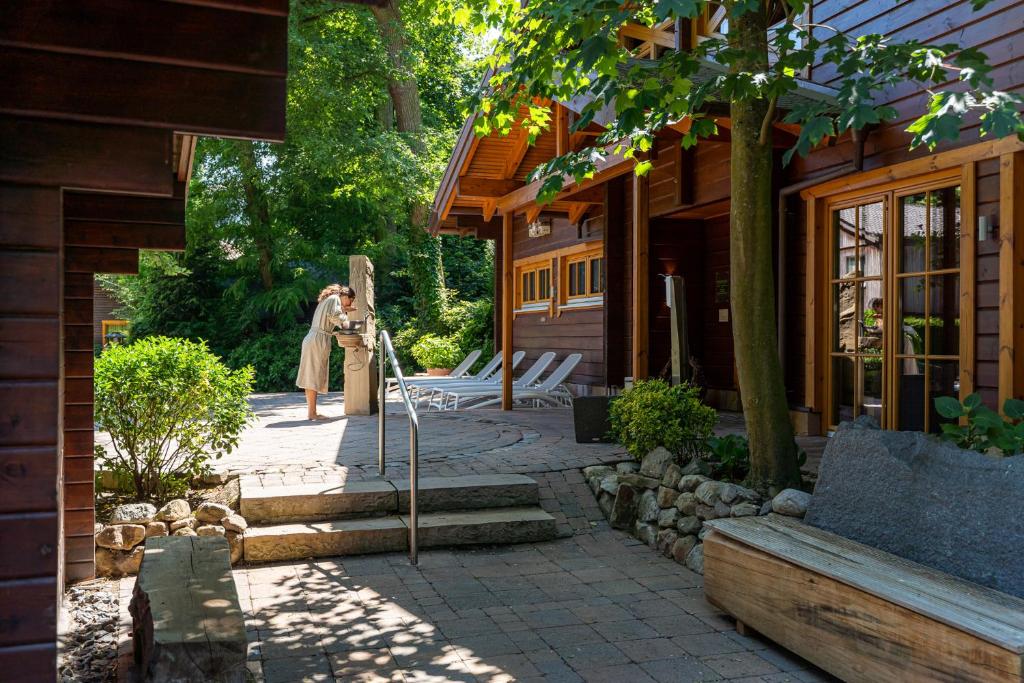 Zahrada ubytování Waldhotel Tannenhäuschen