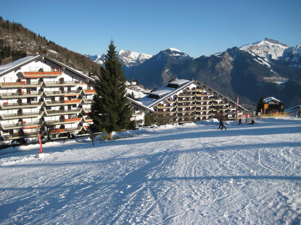 Appartement Torgon skigebied Portes du Soleil im Winter