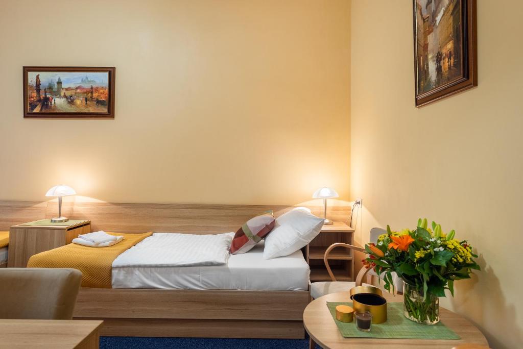 Postel nebo postele na pokoji v ubytování Hotel Libero