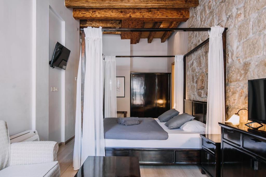 Telewizja i/lub zestaw kina domowego w obiekcie Villa Allure of Dubrovnik