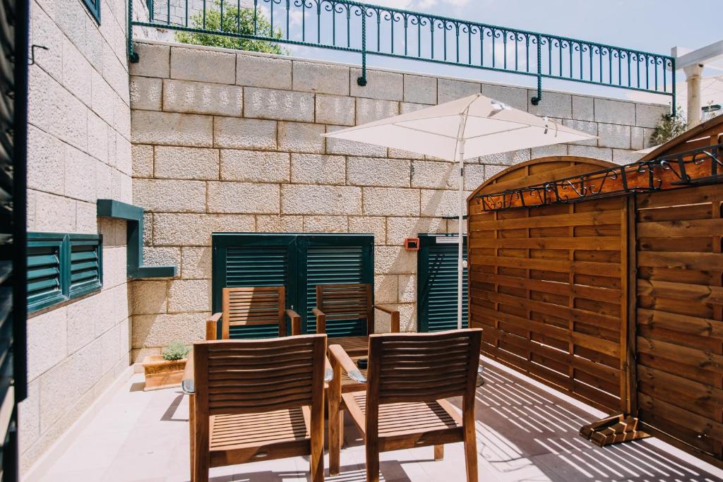 Balkon lub taras w obiekcie Villa Allure of Dubrovnik