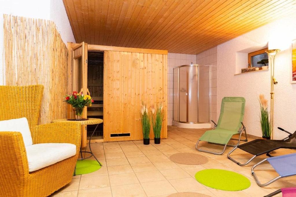 Posezení v ubytování Ferienhaus Killian