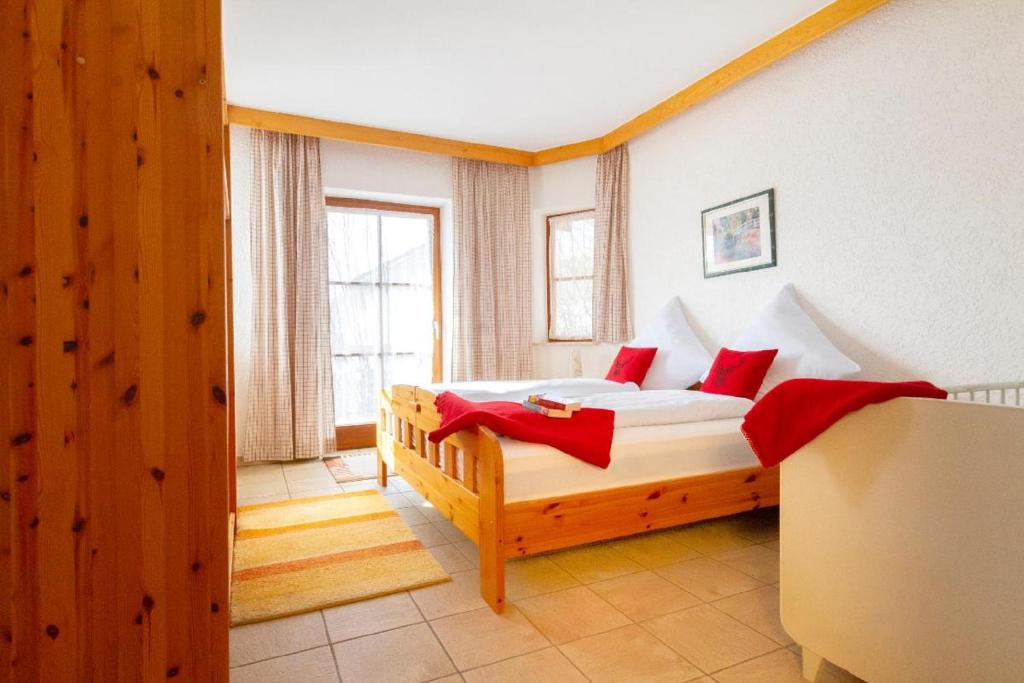 Postel nebo postele na pokoji v ubytování Ferienhaus Killian