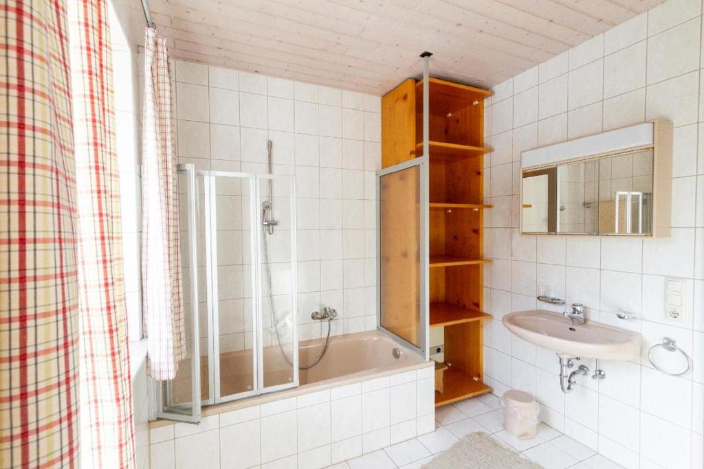 Koupelna v ubytování Ferienhaus Killian