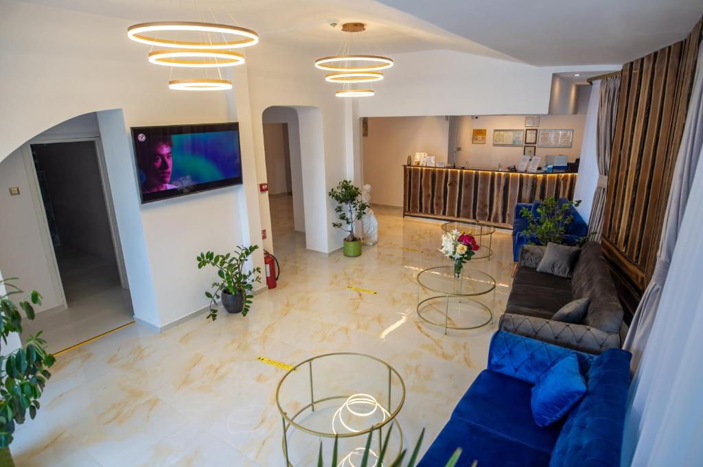 Posezení v ubytování Hotel Proton