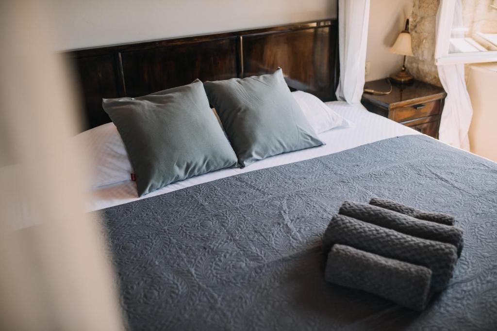 Łóżko lub łóżka w pokoju w obiekcie Villa Allure of Dubrovnik