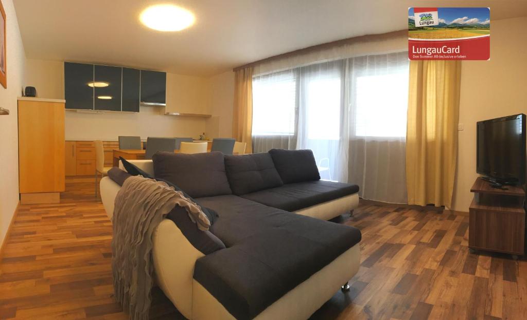 TV a/nebo společenská místnost v ubytování Ski Vital Apartments