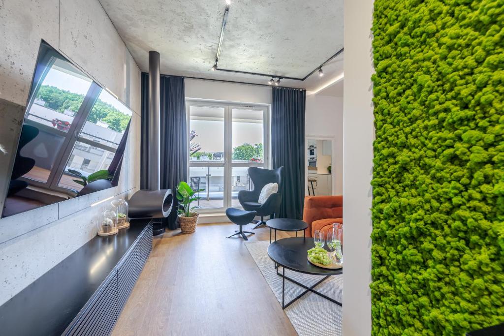 Posedenie v ubytovaní Apartament Sady # 110