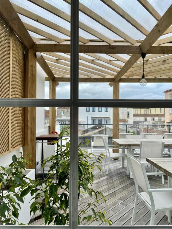Balkón nebo terasa v ubytování PDL Green House