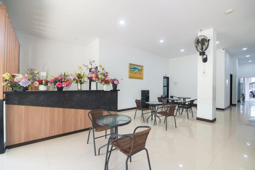 Vstupní hala nebo recepce v ubytování Cattail Guest House Pontianak
