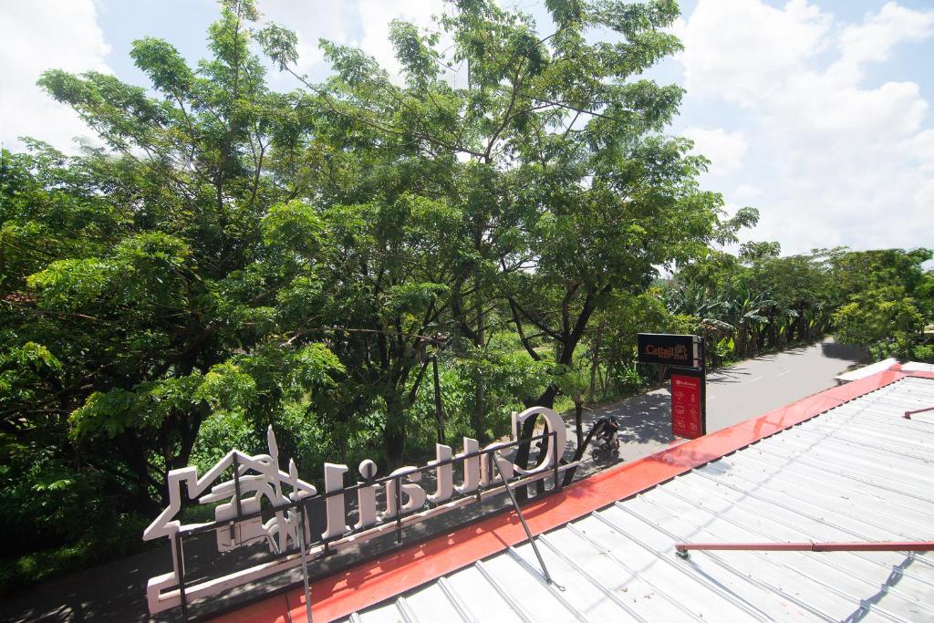 Zahrada ubytování Cattail Guest House Pontianak