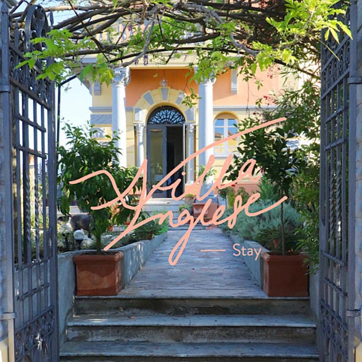 Zahrada ubytování Villa Inglese