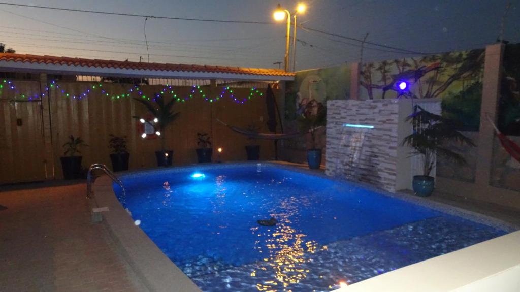 Bazén v ubytování Posada Estrella nebo v jeho okolí