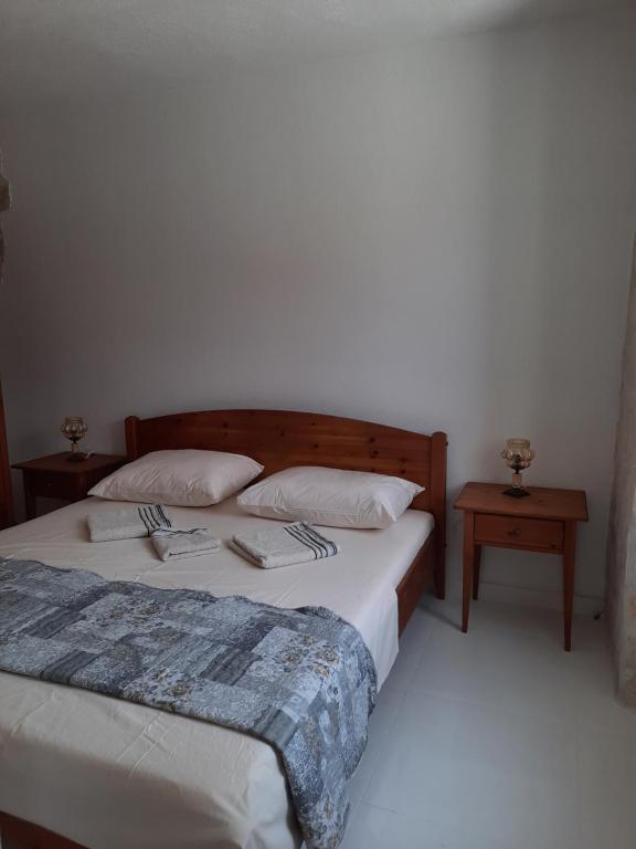 Postel nebo postele na pokoji v ubytování Stone house Zgogo