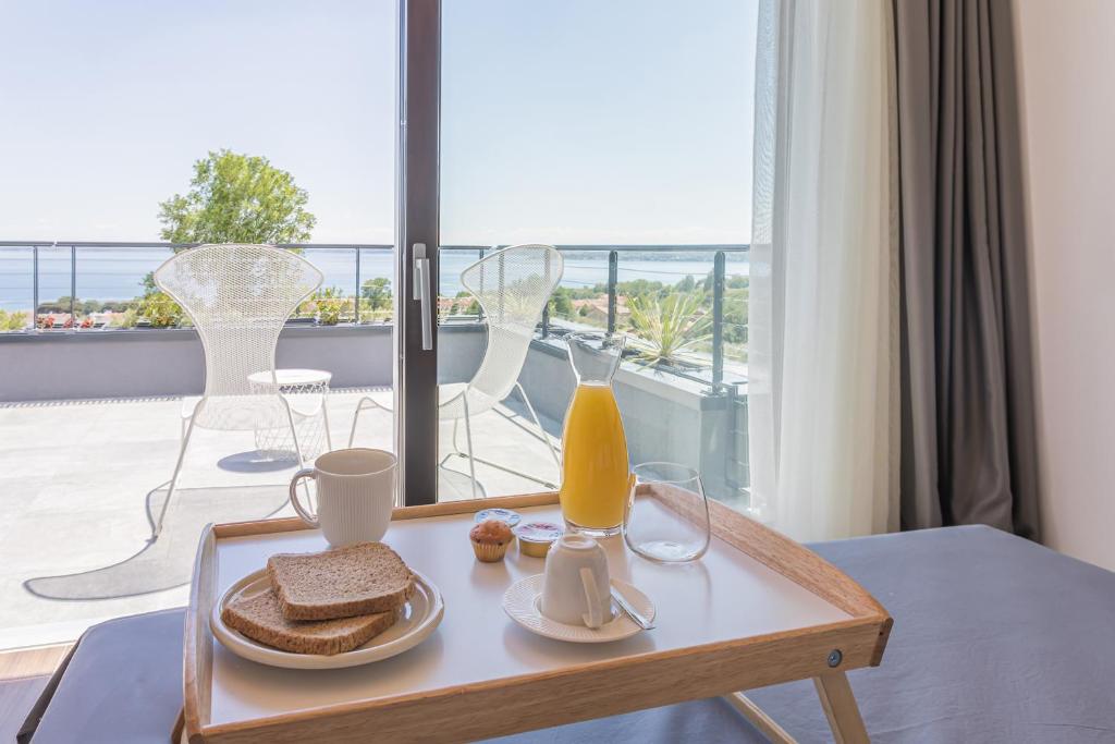 Balkón nebo terasa v ubytování INSULA FELIX Bed&Breakfast