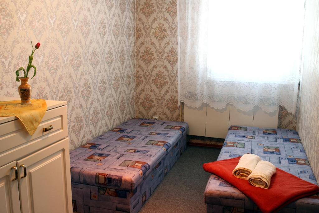 Postel nebo postele na pokoji v ubytování Dom Petra