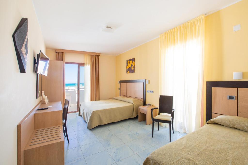 Letto o letti in una camera di Marc Hotel