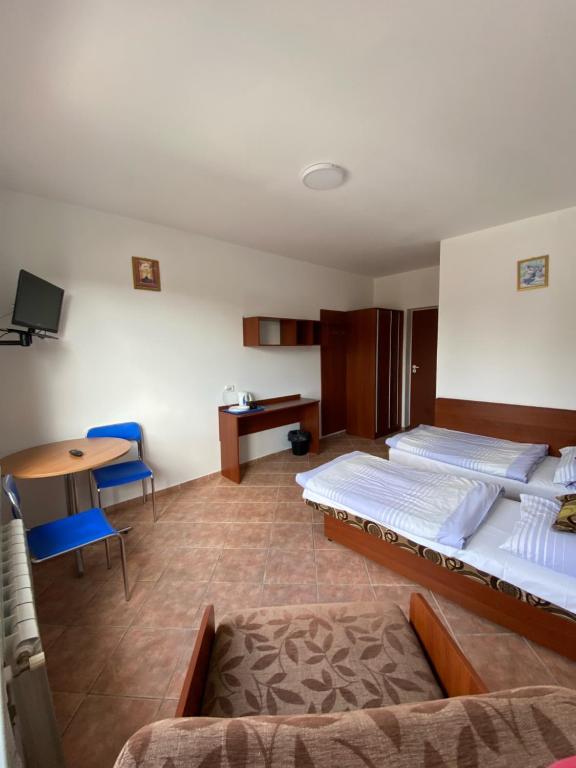Postel nebo postele na pokoji v ubytování Turysta