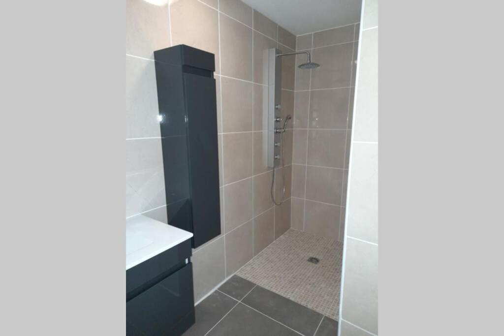 Koupelna v ubytování Gîte La Truffière