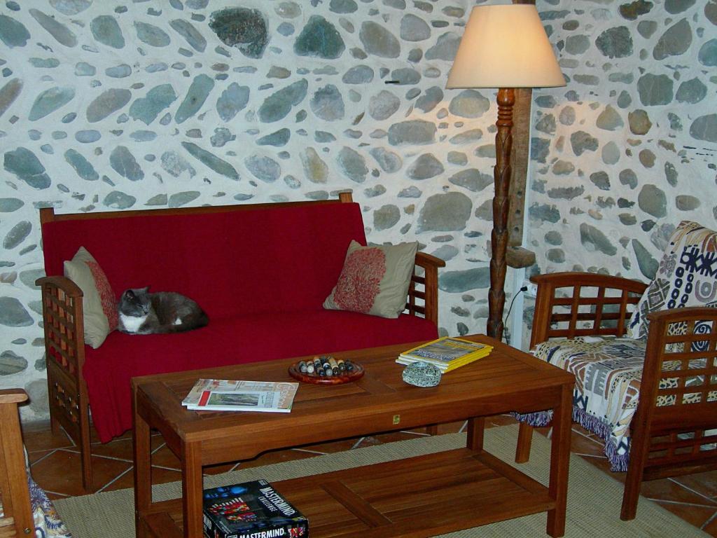 Posezení v ubytování Maison d'hôtes Les 3 Baudets