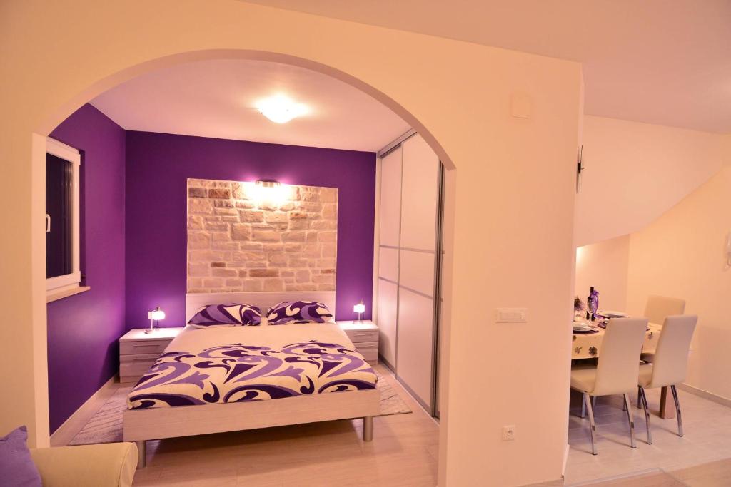 Posteľ alebo postele v izbe v ubytovaní Apartment Scents of Dubrovnik