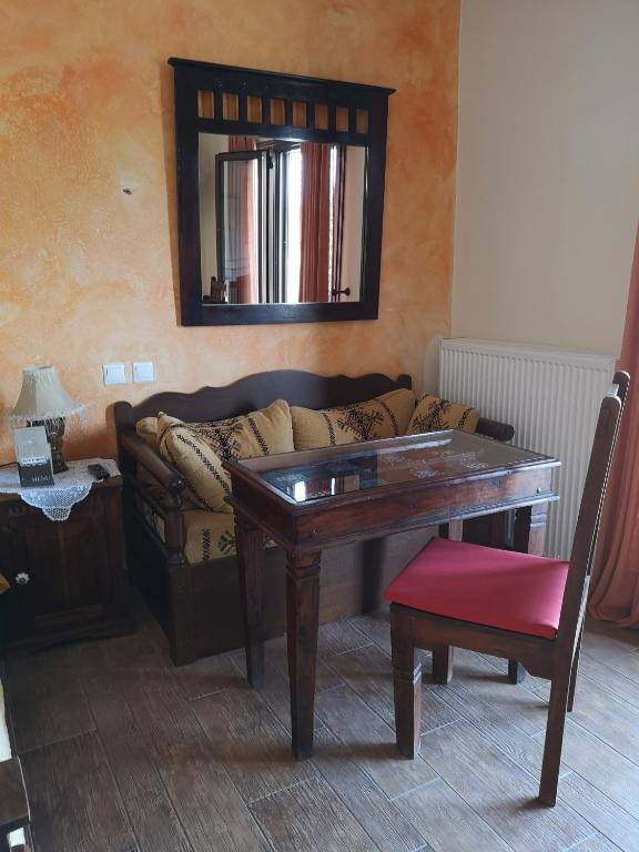 Posezení v ubytování Flygonion Guesthouse