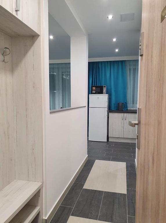 Kuchyňa alebo kuchynka v ubytovaní Dévai-LUX Apartman Sárvár