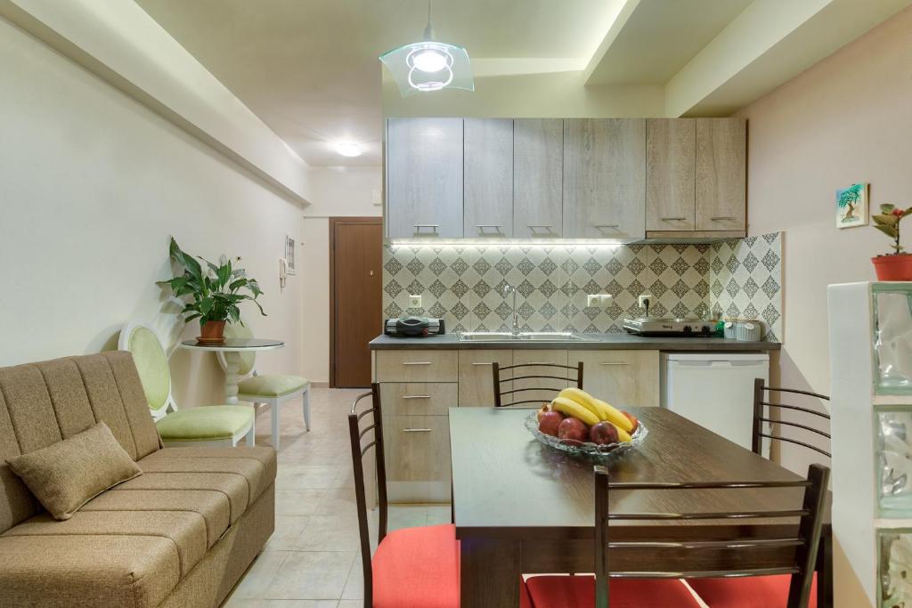 Kuchyň nebo kuchyňský kout v ubytování Libre Apartments