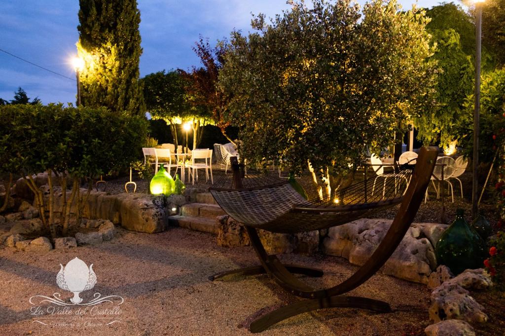 Vonkajšia záhrada v ubytovaní La Valle Del Cristallo Wellness & Charme