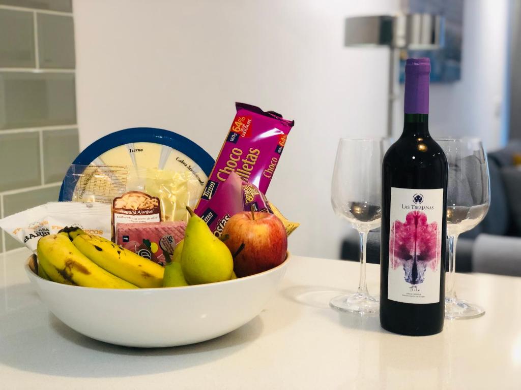 Nápoje v ubytování Apartamentos Deluxe Strada