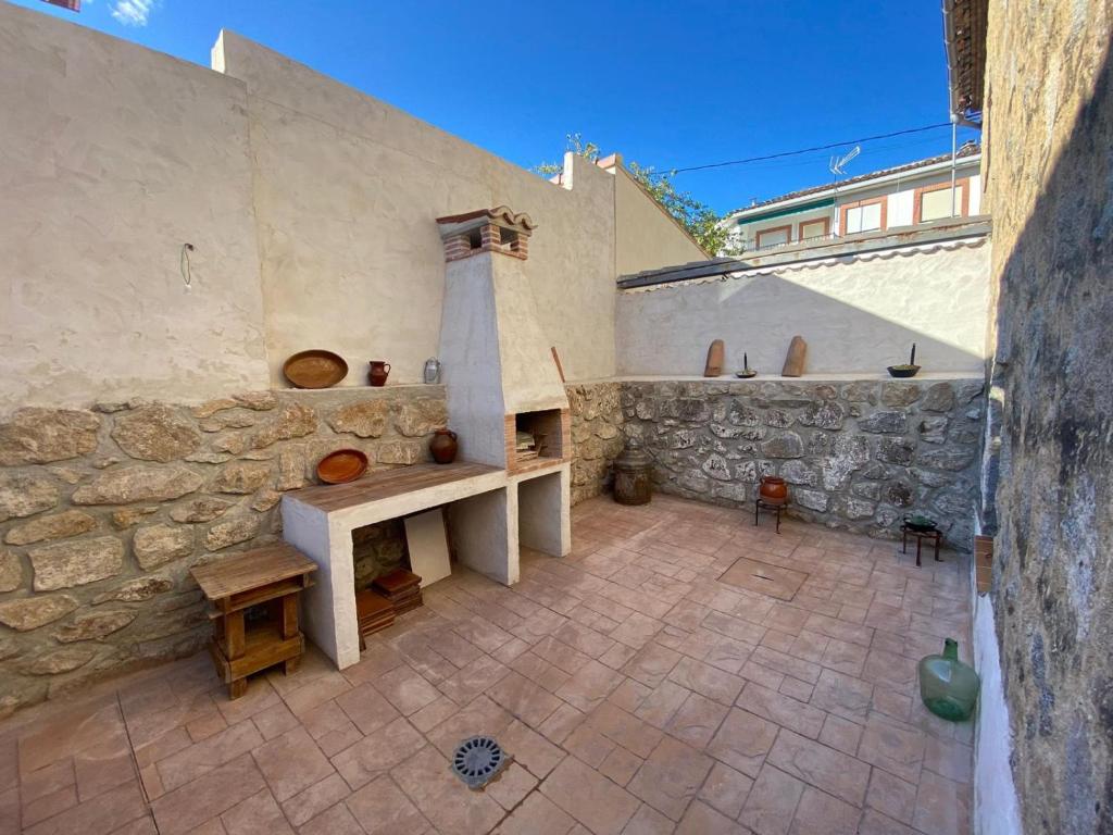 Balkón nebo terasa v ubytování CASA DE VACACIONES EL NARANJO