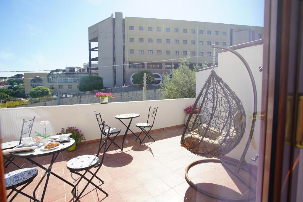Balkón nebo terasa v ubytování Serendipity B&B