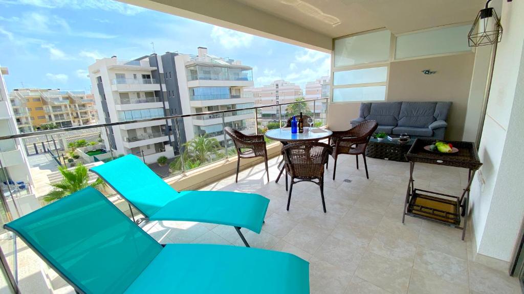Balkón nebo terasa v ubytování Green Hills Nest La Zenia