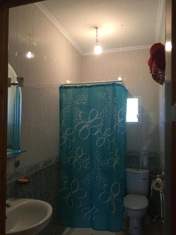 Koupelna v ubytování Casa Dina