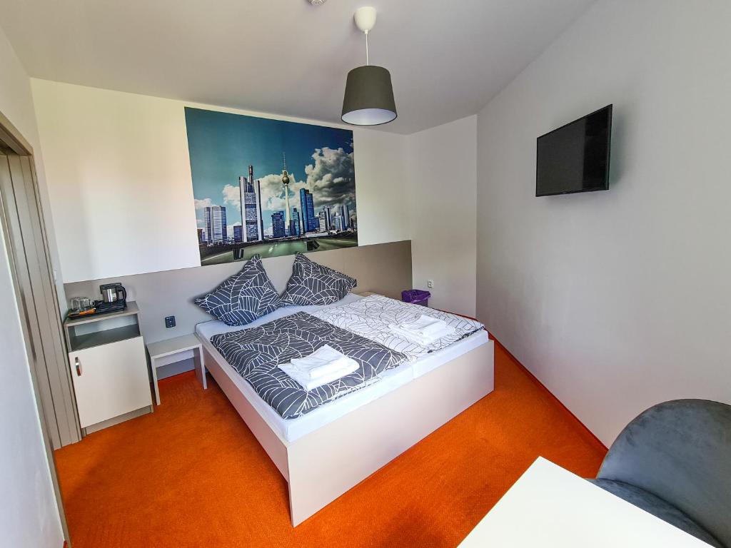 Letto o letti in una camera di Pension Berlin