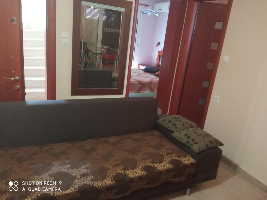 Posedenie v ubytovaní Apostolia Lux Apartments