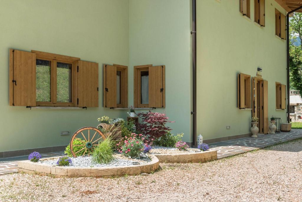 Vonkajšia záhrada v ubytovaní Nonno Bigi Rosa