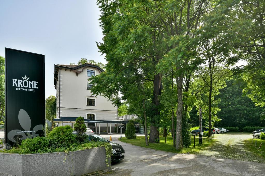Zahrada ubytování Heritage Hotel Krone