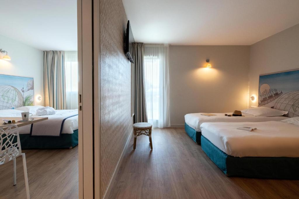 Hôtel Jules Verne Biarritz - Quarto Familiar Com Chuveiro