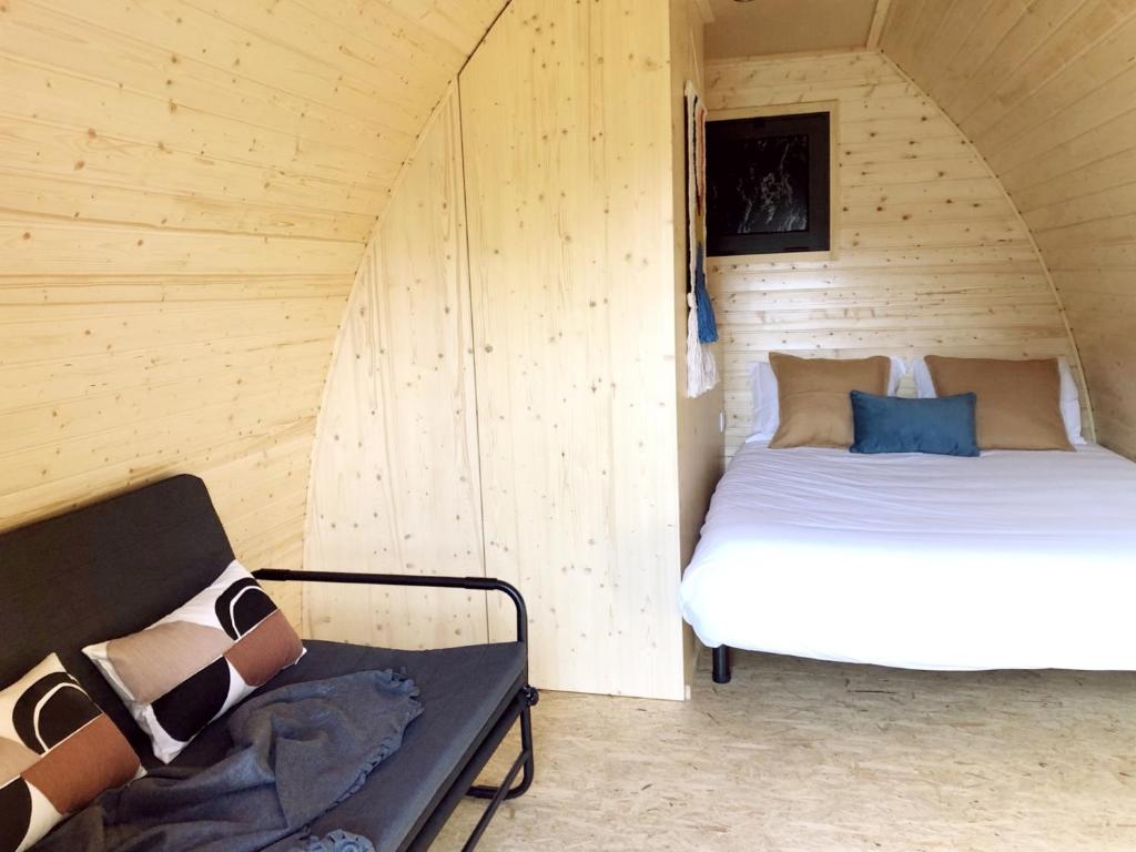 Postel nebo postele na pokoji v ubytování Hotel Rural Solar das Arcadas