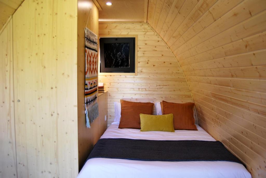 Postel nebo postele na pokoji v ubytování Hotel Rural Solar das Arcadas