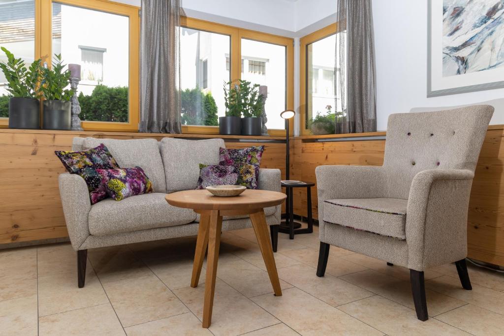 Posezení v ubytování Hotel Garni Glockenstuhl