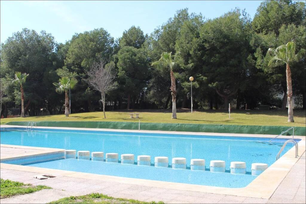 Bazén v ubytování APARTAMENTO ENTRE MARES nebo v jeho okolí